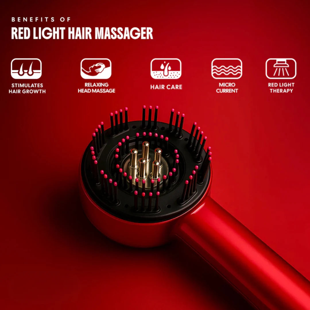 3 in 1 Red light therapy Scalp massager