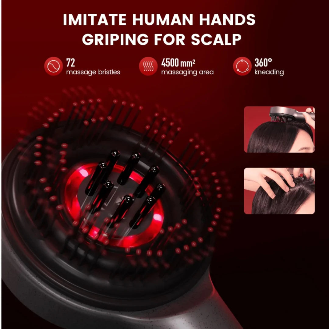 3 in 1 Red light therapy Scalp massager
